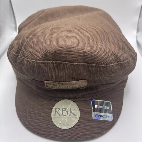 Vintage Philadelphia Eagles RBK Expedition Hat Brown Strapback - Picture 1 of 4
